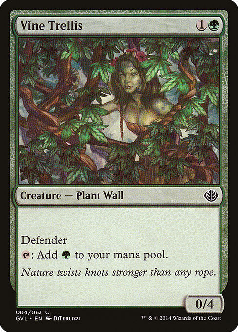 Vine Trellis (4) - Duel Decks Anthology: Garruk vs. Liliana - Game On