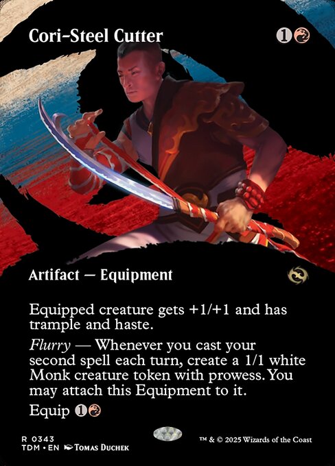 Cori-Steel Cutter (343) - BORDERLESS - FULL ART - Tarkir: Dragonstorm - Game On