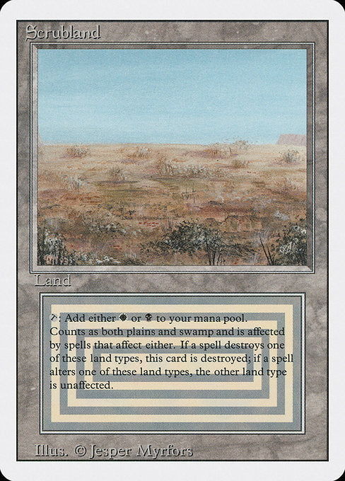Scrubland (286) - Revised Edition - Game On