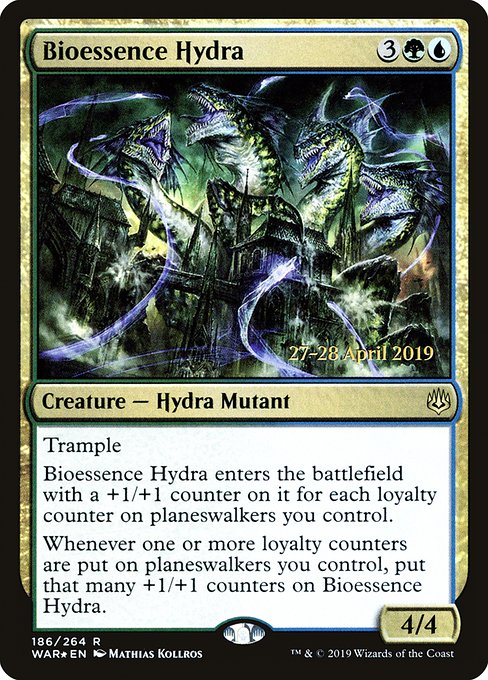 Bioessence Hydra (186s) (Foil) - War of the Spark Promos - Game On