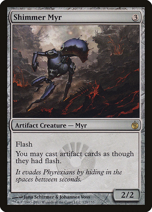 Shimmer Myr (129) - Mirrodin Besieged - Game On