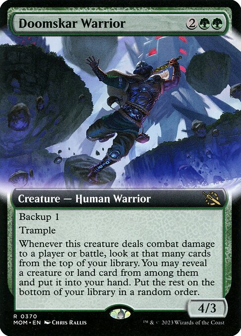 Doomskar Warrior (370) - EXTENDED ART - March of the Machine - Game On