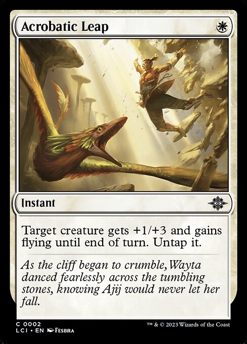Acrobatic Leap (2) (Foil) - The Lost Caverns of Ixalan - Game On