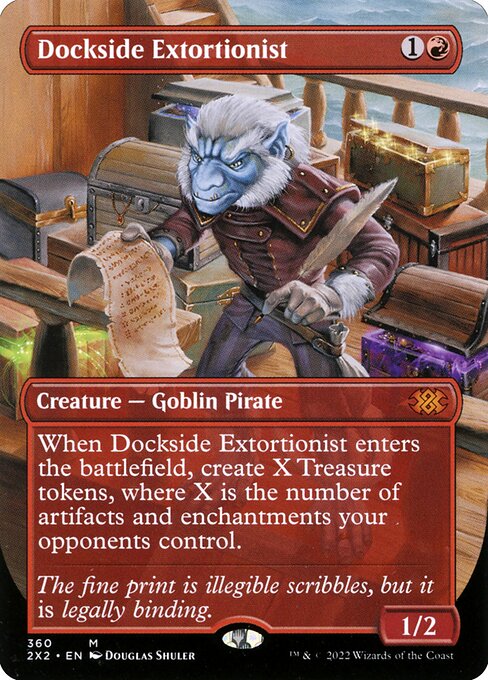 Dockside Extortionist (360) - BORDERLESS - FULL ART - Double Masters 2022 - Game On