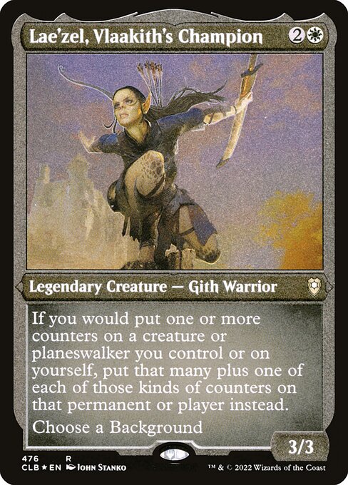 Lae'zel, Vlaakith's Champion (476) (Etched) - Commander Legends: Battle for Baldur's Gate - Game On