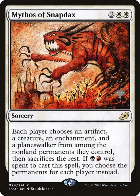 Mythos of Snapdax (24p) - Ikoria: Lair of Behemoths Promos - Game On