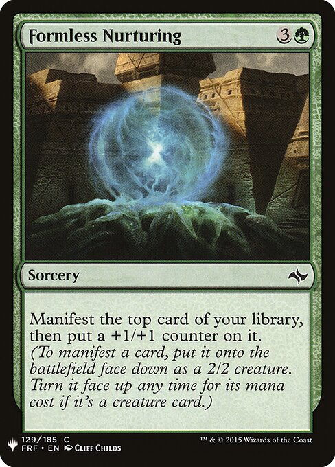 Formless Nurturing (FRF-129) - The List - Game On