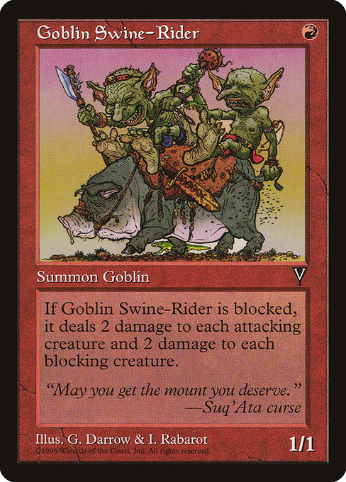 Goblin Swine-Rider (81) - Visions - Game On
