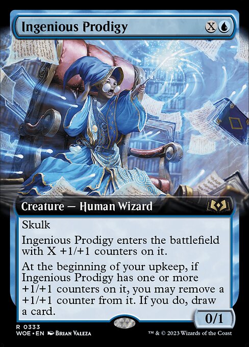 Ingenious Prodigy (333) - EXTENDED ART - Wilds of Eldraine - Game On