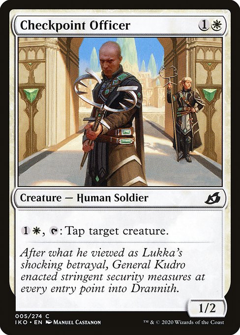Checkpoint Officer (5) (Foil) - Ikoria: Lair of Behemoths - Game On