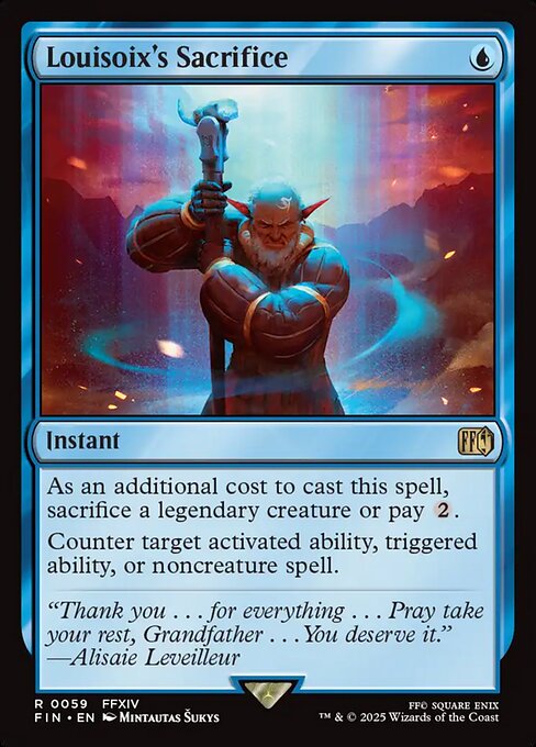 Louisoix's Sacrifice (59) (Foil) - Final Fantasy - Game On