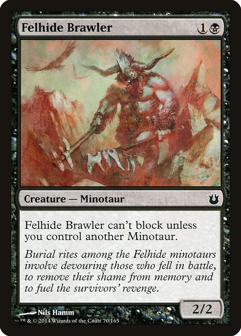 Felhide Brawler (70) (Foil) - Born of the Gods - Game On