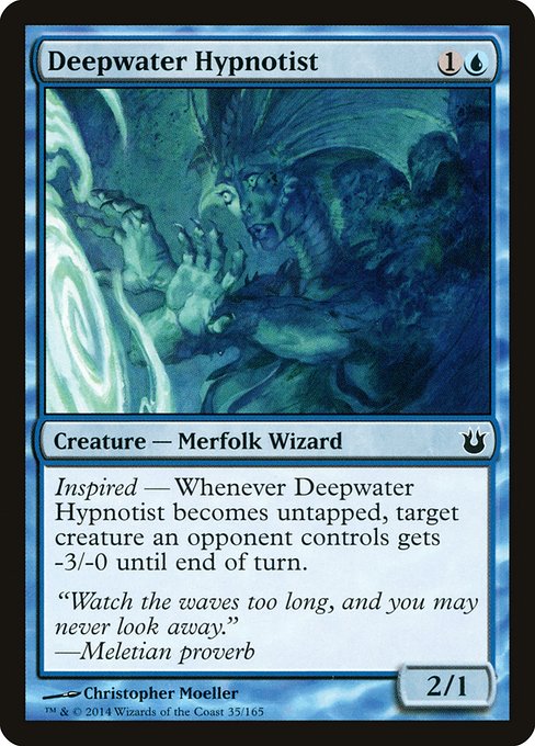 Deepwater Hypnotist (35) (Foil) - Born of the Gods - Game On