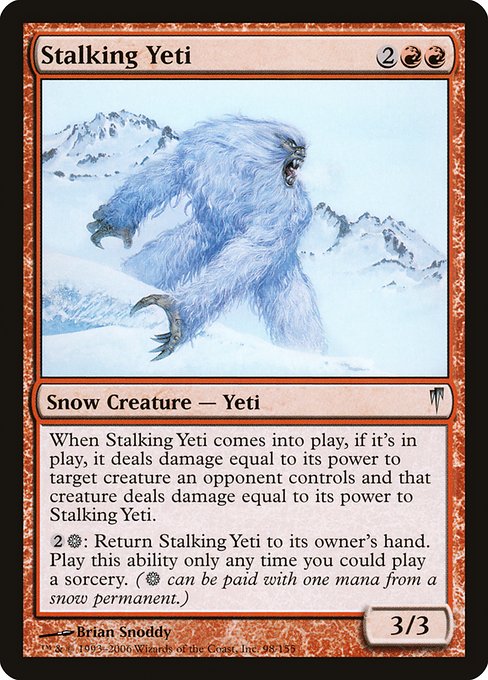 Stalking Yeti (98) - Coldsnap - Game On