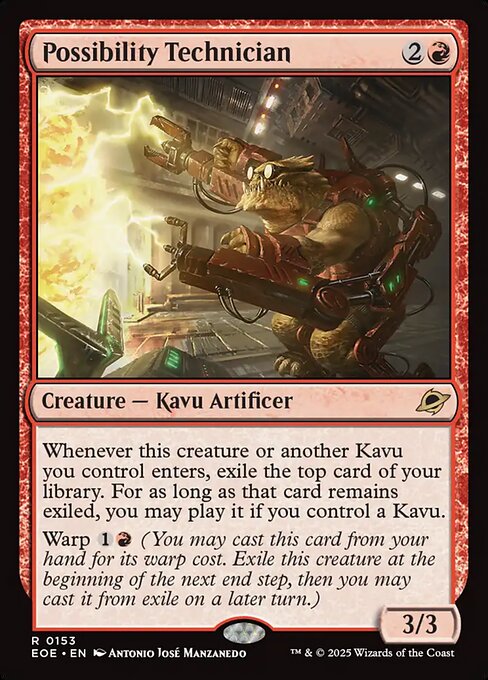Possibility Technician (153) (Foil) - Edge of Eternities - Game On