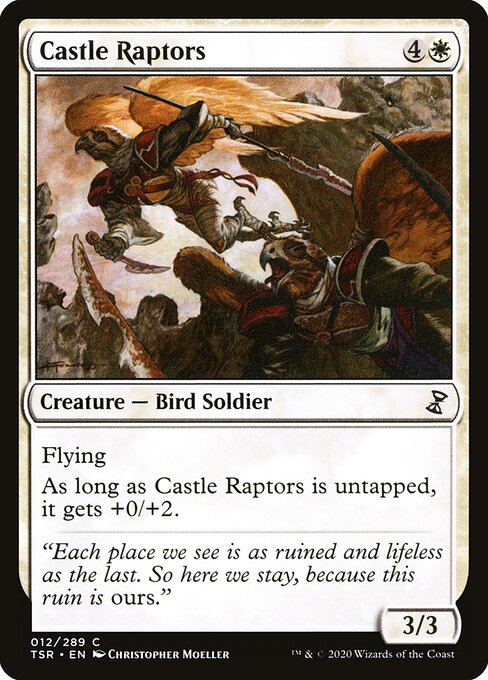 Castle Raptors (12) (Foil) - Time Spiral Remastered - Game On