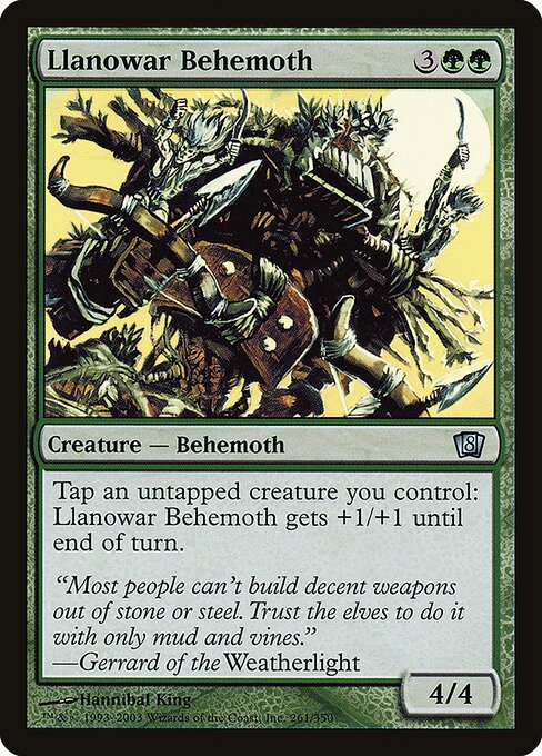 Llanowar Behemoth (261★) - Eighth Edition - Game On