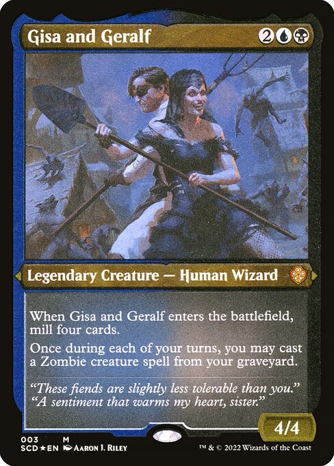 Gisa and Geralf (3) (Etched) - Starter Commander Decks - Game On