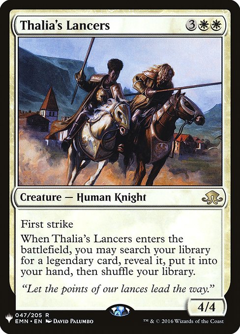 Thalia's Lancers (EMN-47) - The List - Game On