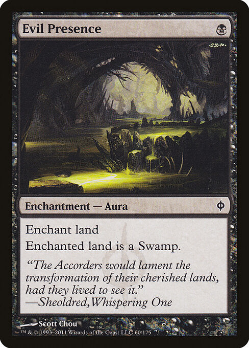 Evil Presence (60) (Foil) - New Phyrexia - Game On