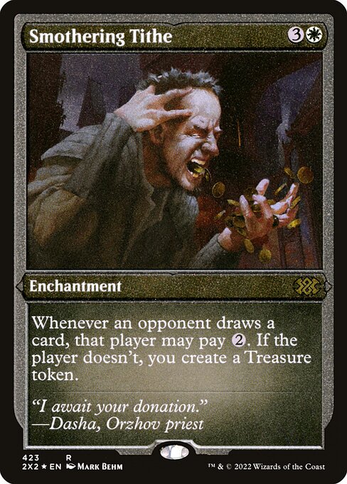 Smothering Tithe (423) (Etched) - Double Masters 2022 - Game On