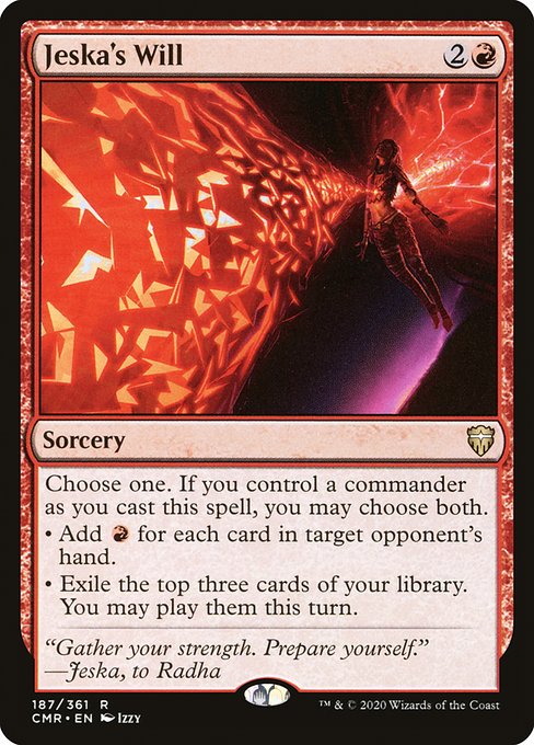 Jeska's Will (187) (Foil) - Commander Legends - Game On