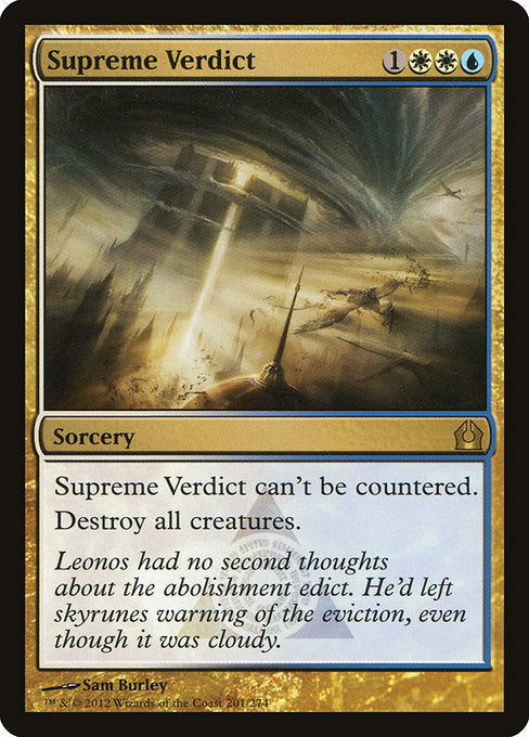 Supreme Verdict (201) (Foil) - Return to Ravnica - Game On