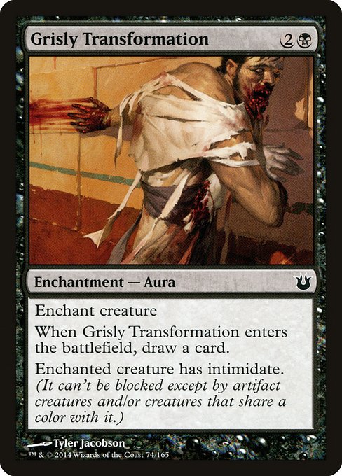Grisly Transformation (74) (Foil) - Born of the Gods - Game On