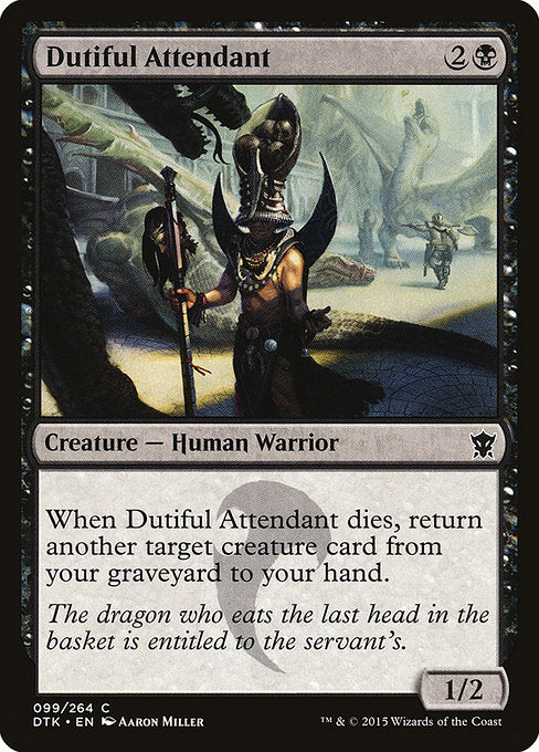 Dutiful Attendant (99) (Foil) - Dragons of Tarkir - Game On