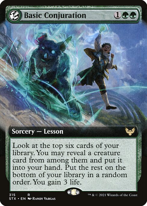 Basic Conjuration (315) - EXTENDED ART - Strixhaven: School of Mages - Game On