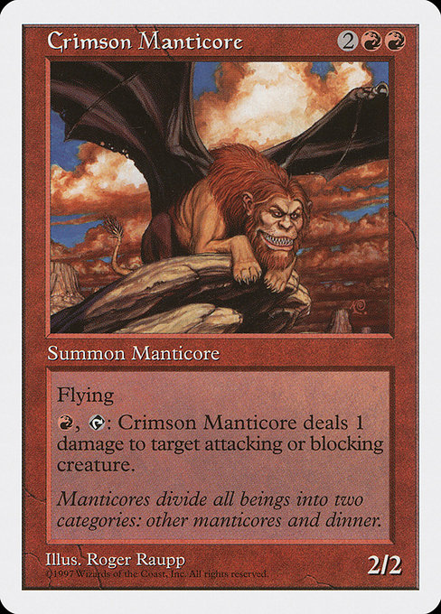 Crimson Manticore (217) - Fifth Edition - Game On