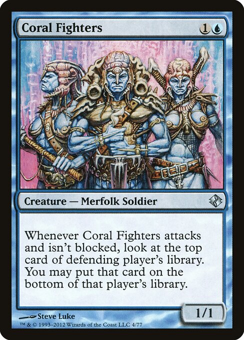 Coral Fighters (4) - Duel Decks: Venser vs. Koth - Game On