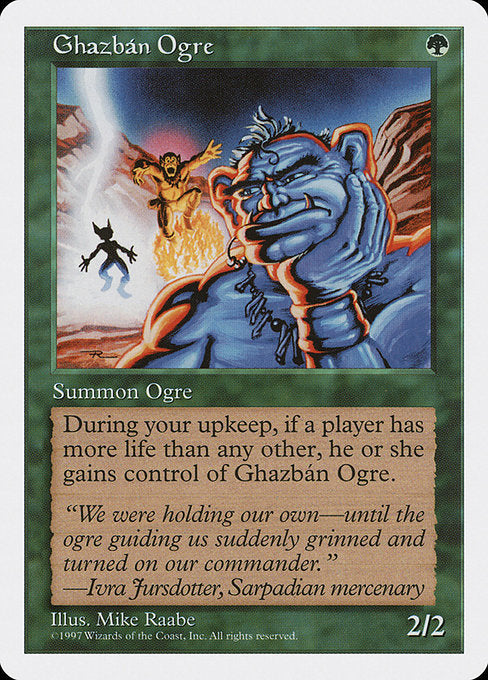 Ghazbán Ogre (298) - Fifth Edition - Game On