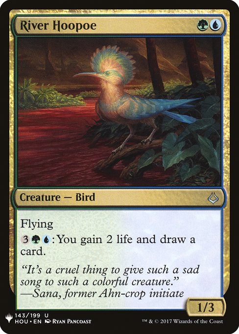 River Hoopoe (HOU-143) - The List - Game On