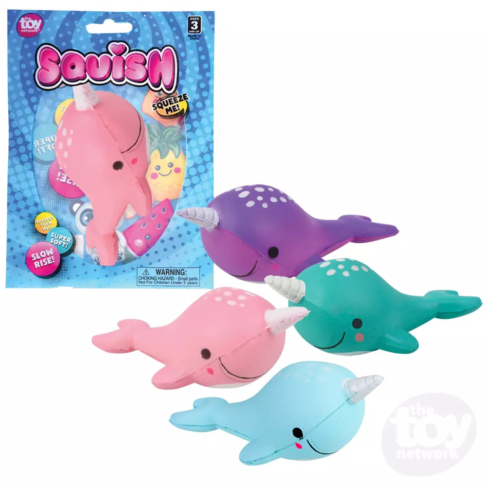 5" Squish Narwhal - Game On