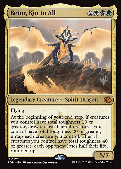 Betor, Kin to All (172p) (Foil) - Tarkir: Dragonstorm Promos - Game On