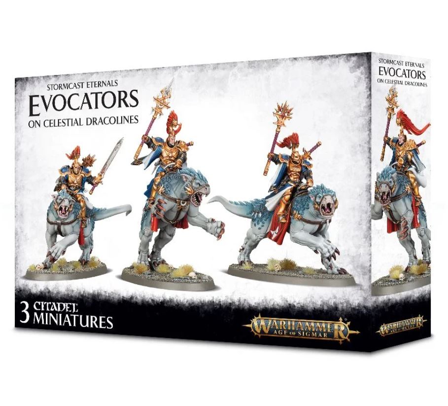 Evocators On Celestial Dracoliths - Stormcast Eternals - Game On
