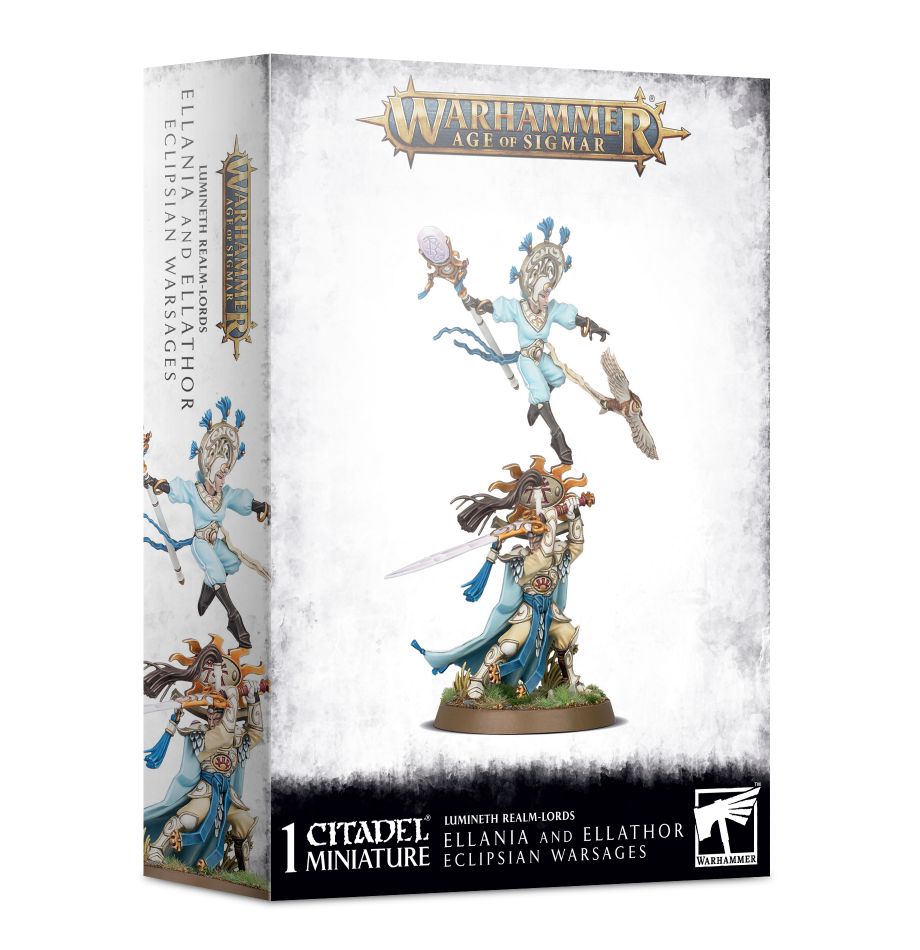 Ellania & Ellathor, Eclipsian Warsages - Lumineth Realm-Lords - Game On