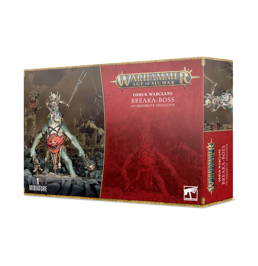 Breaka-Boss on Mirebrute Troggoth - Orruk Warclans - Game On