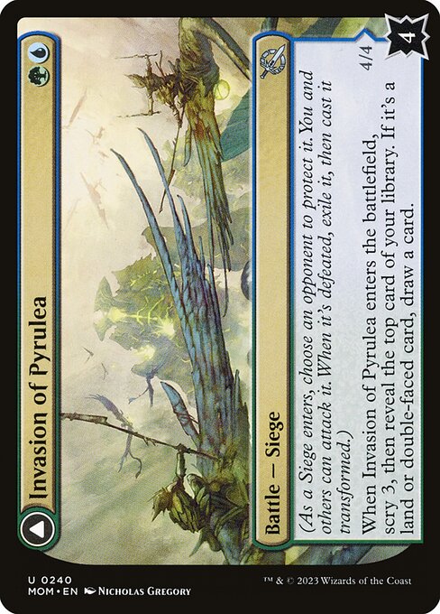 Invasion of Pyrulea // Gargantuan Slabhorn (240) (Foil) - March of the Machine - Game On