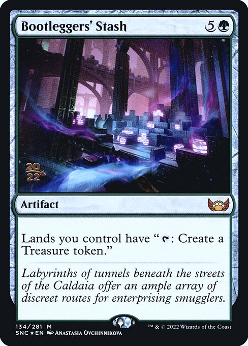 Bootleggers' Stash (134s) (Foil) - Streets of New Capenna Promos - Game On