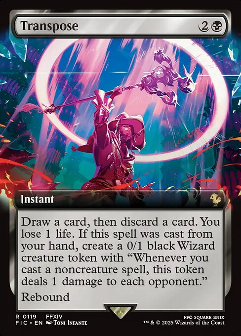 Transpose (119) - EXTENDED ART (Foil) - Final Fantasy Commander - Game On