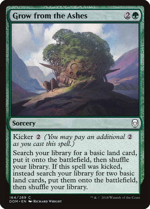 Grow from the Ashes (164) (Foil) - Dominaria - Game On