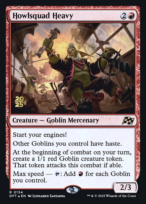 Howlsquad Heavy (134s) (Foil) - Aetherdrift Promos - Game On