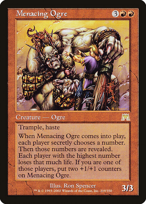 Menacing Ogre (219) - Onslaught - Game On