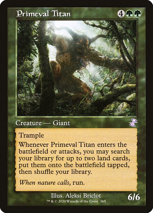 Primeval Titan (365) - Time Spiral Remastered - Game On