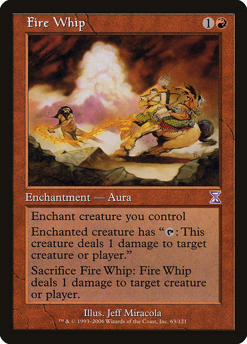 Fire Whip (63) (Foil) - Time Spiral Timeshifted - Game On