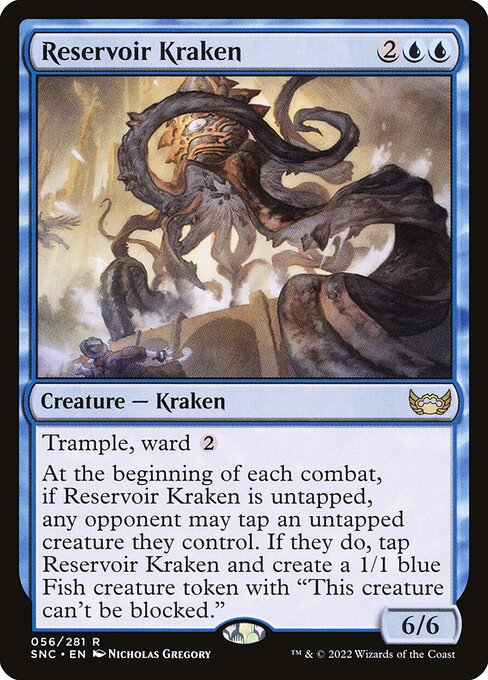 Reservoir Kraken (56) (Foil) - Streets of New Capenna - Game On