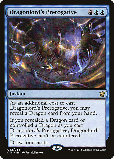 Dragonlord's Prerogative (52) (Foil) - Dragons of Tarkir - Game On