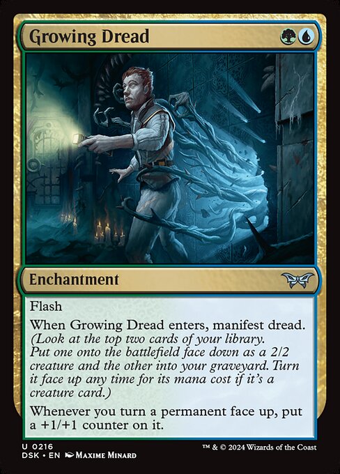 Growing Dread (216) (Foil) - Duskmourn: House of Horror - Game On